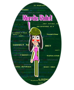 Nerds Rule! She-geek with VFP code background. nerd, nerds, rule, nerdette, nerd girl, girl, nerd gurl, vfp, visual, foxpro, code, programming, programmer, programmer girl, programmer chick, nerd chick, source, coding