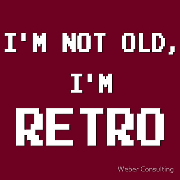 I'm not old, I'm retro! VG font