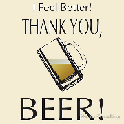 Thank you, beer!